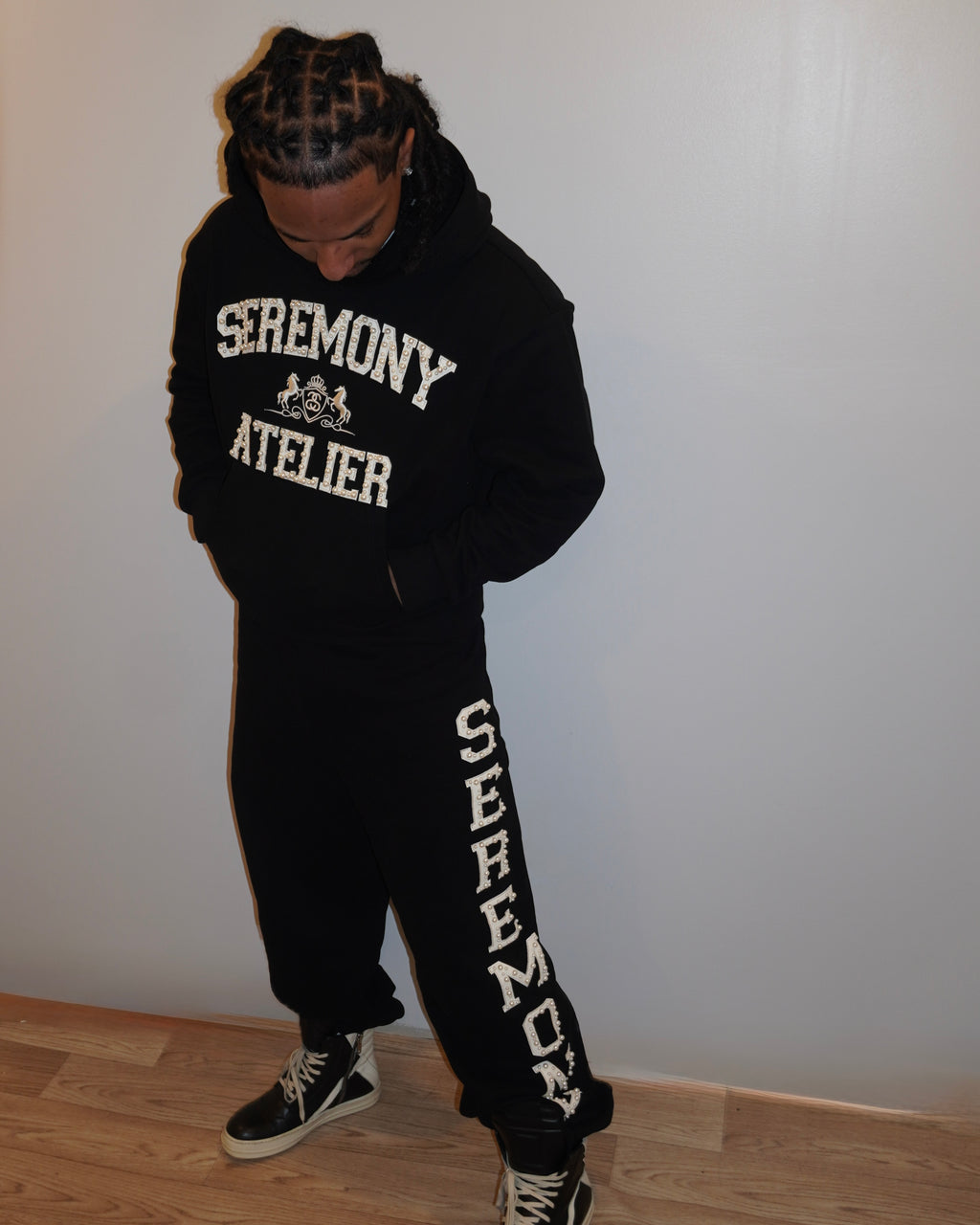 'Pearled' Sweatpants