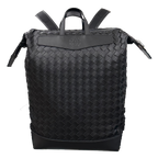 'Intercciato' Leather Backpack